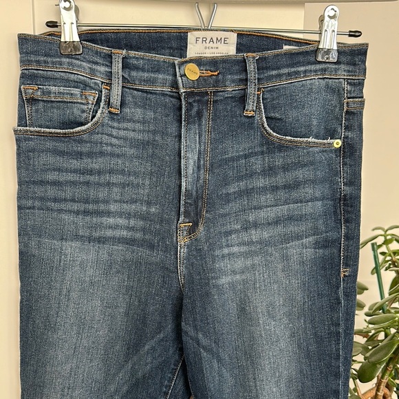 Frame Denim Ali High Rise Cigarette in Prescott, Raw Hem, Size 27, EUC - Picture 4 of 10
